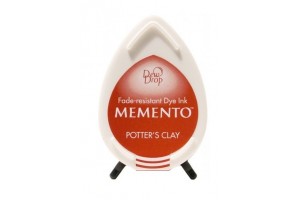 mini encreur Memento Dew Drop Potter's Clay
