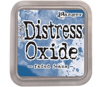 Distress Oxide faded jeans