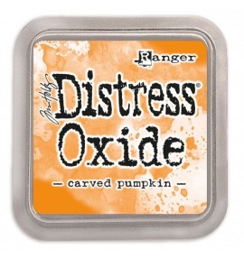Distress Oxide carved pumpkin