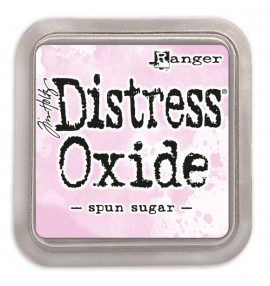 Distress oxide spun sugar