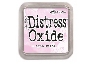 Distress oxide spun sugar