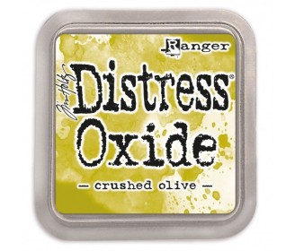 Distress oxide crushed olive
