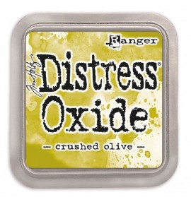 Distress oxide crushed olive