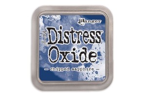 Distress Oxide chipped sapphire