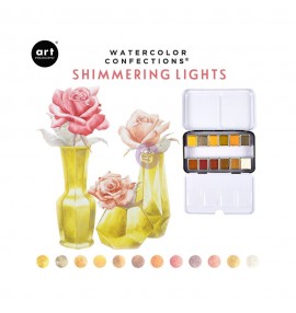 Watercolor confections -Shimmering lights