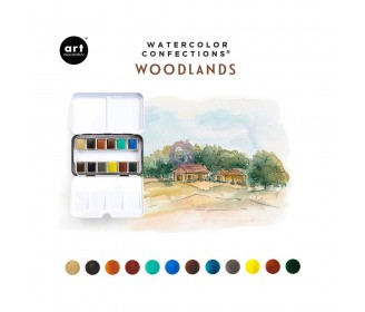 Watercolor confections -Woodlands