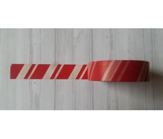 masking tape double diagonale rouge