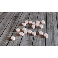 pastilles de cire - rose pâle